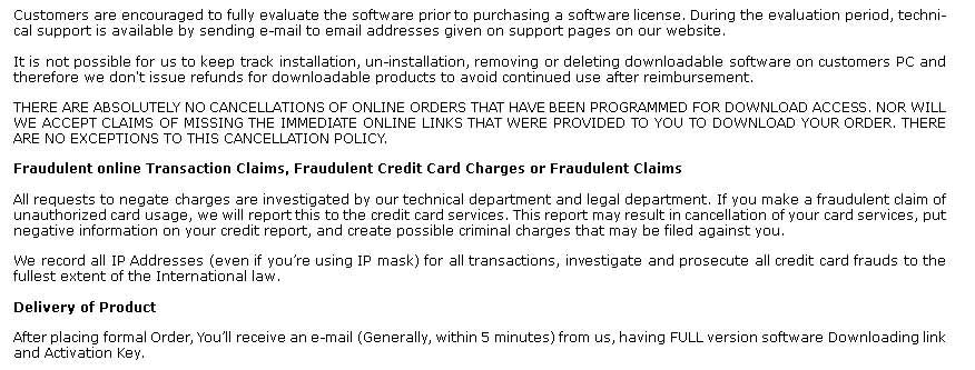 Terms and Conditions