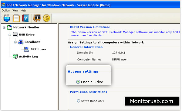 Screenshot of Block USB Access 4.0.1.6