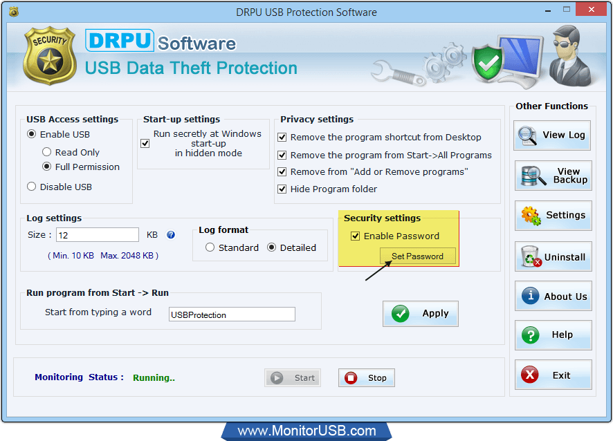 USB Data Theft Protection